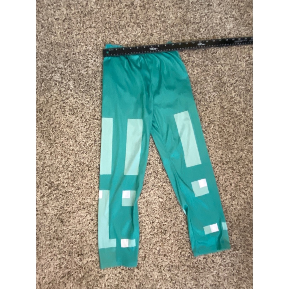 Minecraft Diamond Armor Deluxe Kids Costume 3pc Set Teal Blue Size M 7-8 - Picture 6 of 7